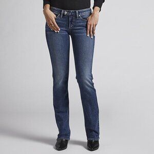 NWT Silver Jeans Co. Tuesday Low  Rise Bootcut Jeans Med Wash Ladies W22/L33